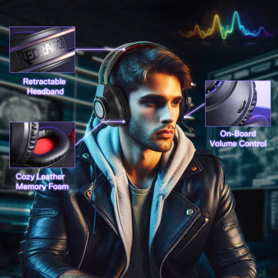 Навушники Redragon Scream H231 USB Black (71931) Вінниця - фото 3