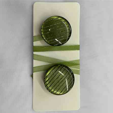 Магніти для штор і гардин Танго набір 2 шт Оливковий (81-174) Київ