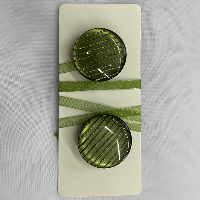 Магніти для штор і гардин Танго набір 2 шт Оливковий (81-174) Київ - фото 5