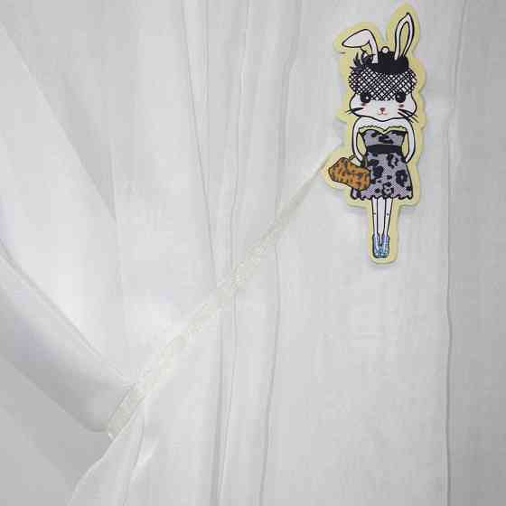 Магніти для штор і гардин (185м) Зайчик набір 2 шт Різнокольоровий (81-096) Київ