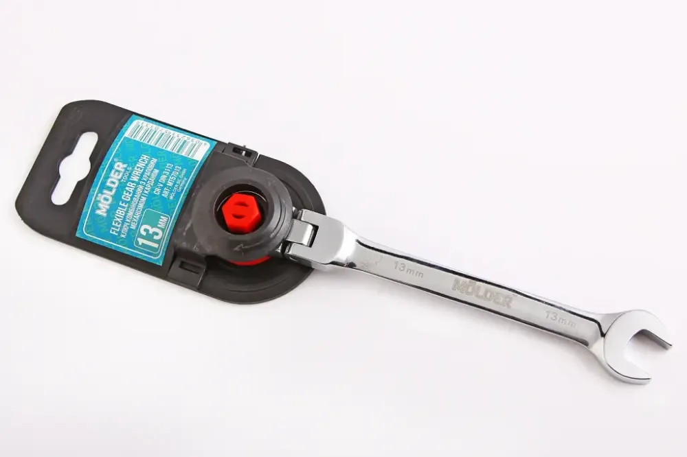 Ключ ріжково-накидної з тертям і карданом 13м Molder Вінниця - фото 1