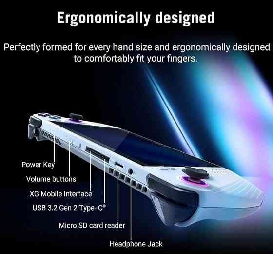 Портативні ігрові приставки ASUS ROG Ally 2023 512 GB Київ