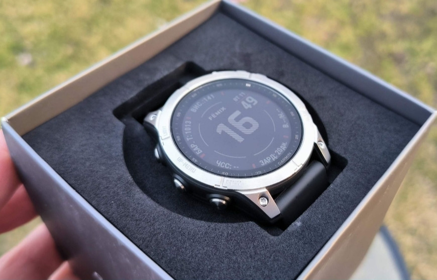 Смарт -Часы Garmin Fenix 7 Silver 47mm Киев - изображение 5