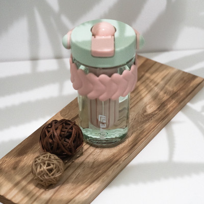 Бутылка для воды Kite 700 мл м'ятно-рожевий (K25-1230-3) Винница - изображение 9