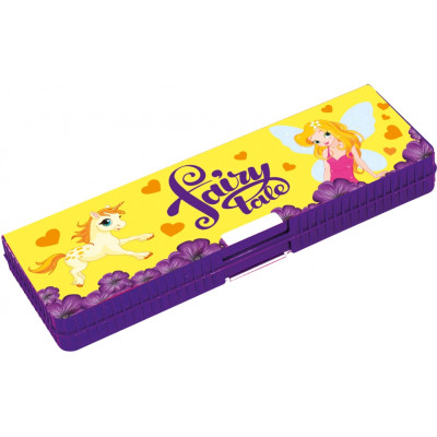 Пенал Cool For School Пластиковий на магніті Fairy 7022 2 відділення Жовтий (CF86617) Вінниця - фото 1