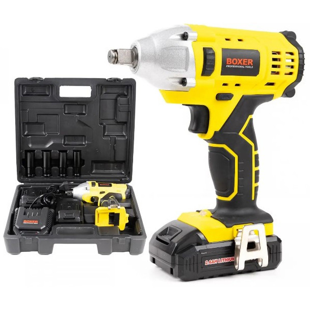 Гайковерт професійний акумуляторний 20.4 В, 250 Нм Boxer SR-022 для автосервісу LJ-78 Львів - фото 2