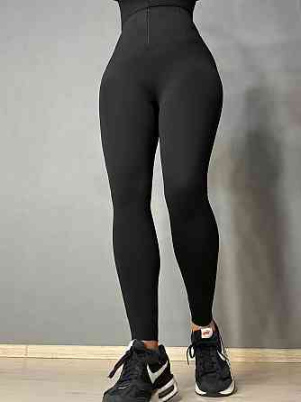 Лосини жіночі Clover 9978 з корсетом на блискавці пуш-ап корегуючі чорні, чорний, S Київ