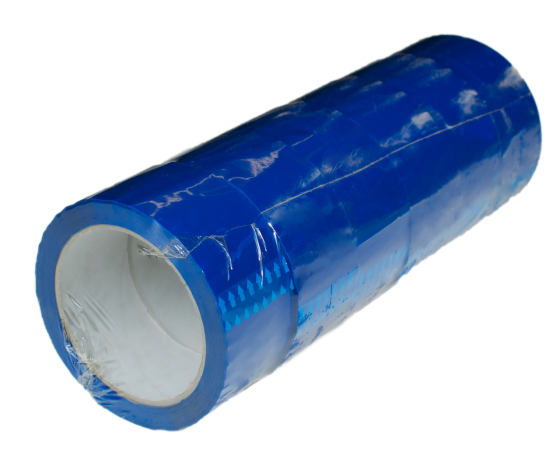 Скотч упаковочный 45мкм 45мм*100м синего цвета Днепр