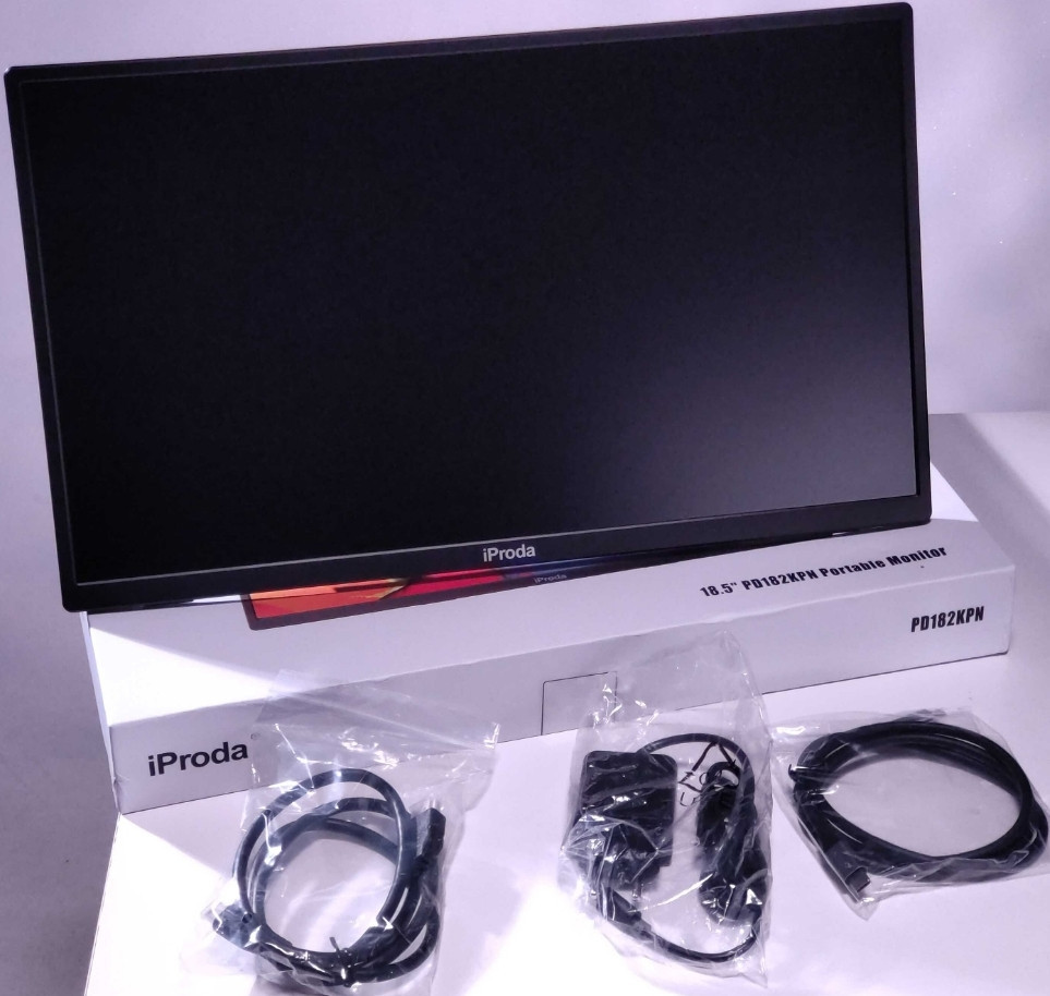 Портативний монітор 18.5 дюймів з динаміками, 1920х1080 IPS, 120 hz. Київ - фото 6