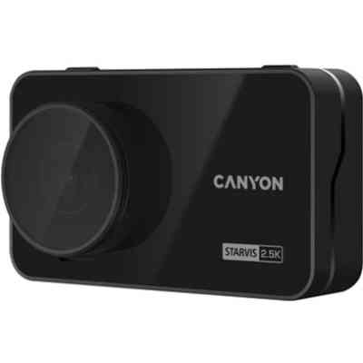 Відеореєстратор Canyon DVR25GPS WQHD 2.5K 1440p GPS Wi-Fi Black (CND-DVR25GPS) Вінниця