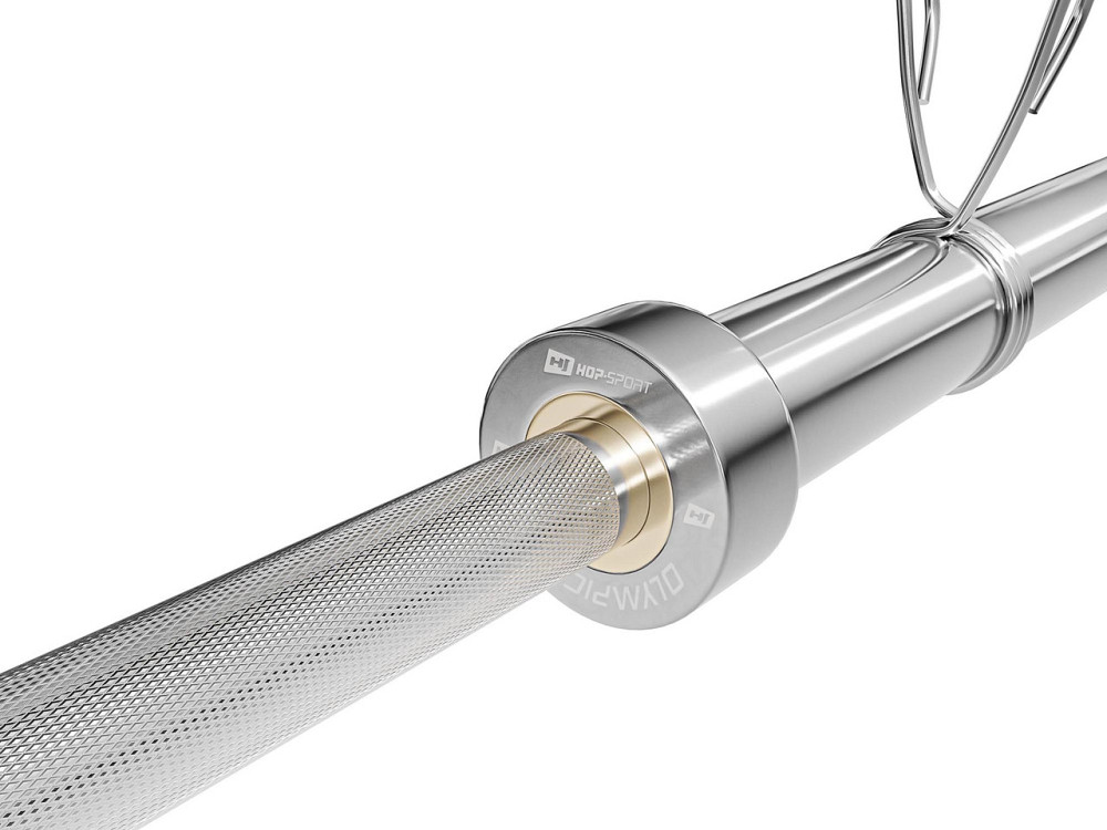 Гриф олімпійський для штанги Hop-Sport 220см (50мм) Київ - фото 4