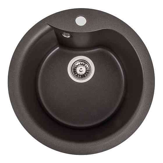 Гранітна мийка для кухні VALESO TURAS 480 матова Темна скеля Коломия