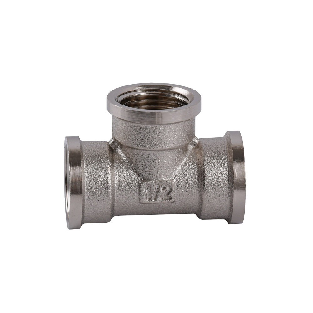 Тройник 1/2″ВНВ никелированный NT336S OPTIMUM (000030804) Киев - изображение 2