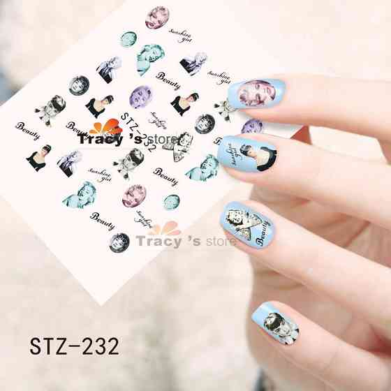 Наклейки для ногтей STZ-232 Киев