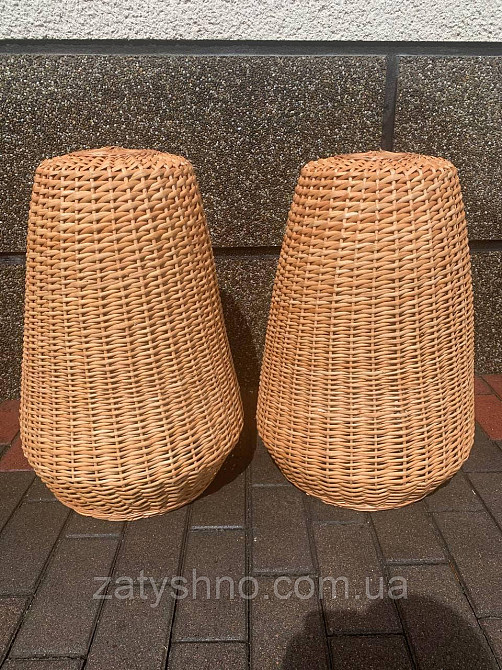 Висока фігурна люстра з лози Київ - фото 2