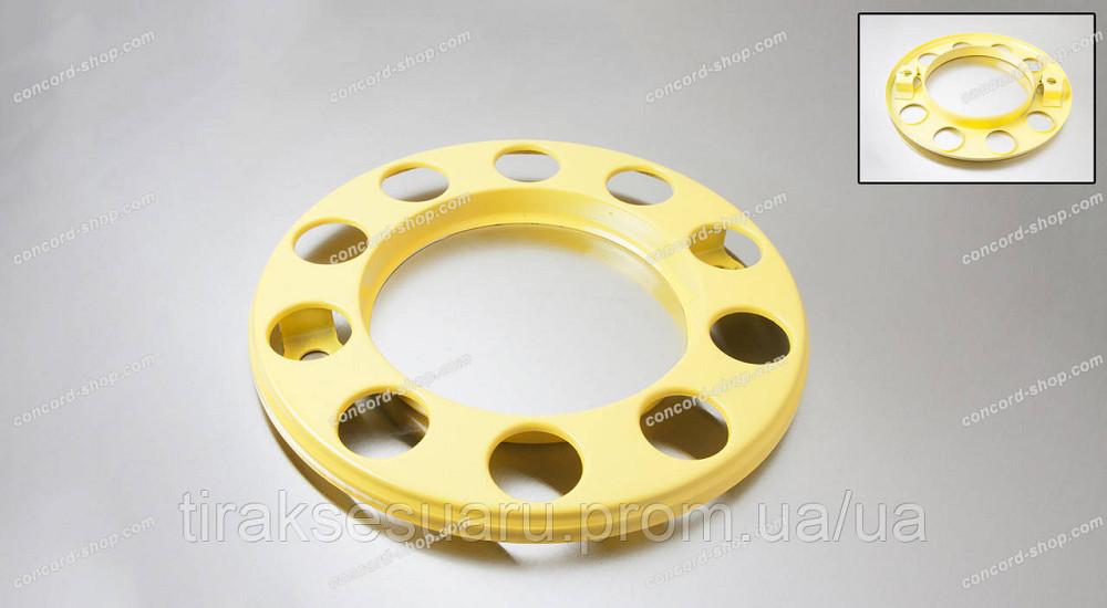 Колпак колеса передний 22.5 корона. желтый металл Колпак колеса корона передний желтый 22.5 (металл) Луцк - изображение 1