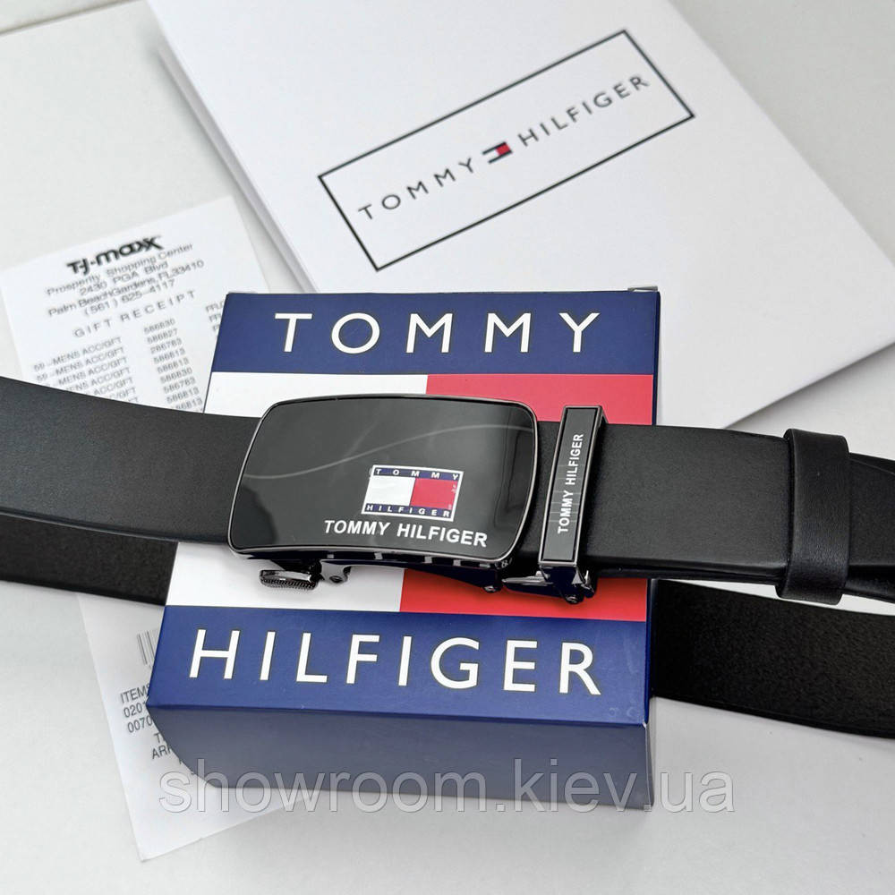 Мужской ремень с пряжкой автомат TH (041) Киев - изображение 5