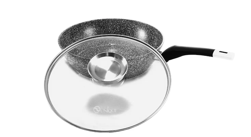 Сковорода глубокая UNIQUE UN-5172 28см с крышкой Одесса - изображение 6