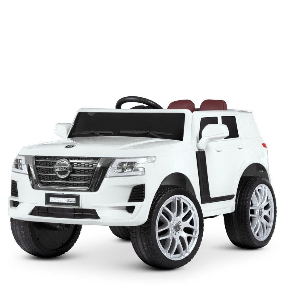 Дитячий електромобіль Джип M 4837EBLR-1 білий до 40 кг Вінниця - фото 1