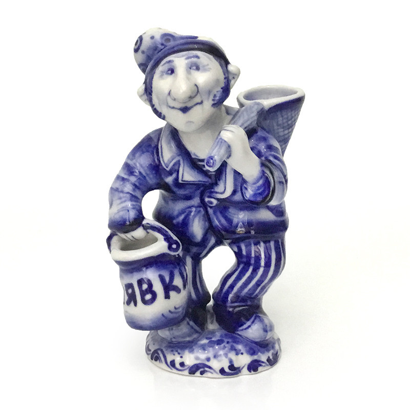 Статуэтка из керамики Гжель Дуремар Киев - изображение 1