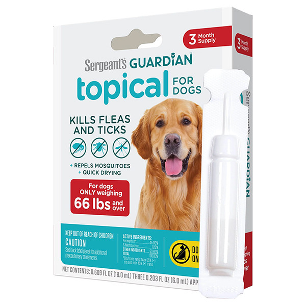 Sergeant’s Guardian Dogs СЕРЖАНТС ГАРДІАН краплі від бліх, кліщів, комарів для собак от 30кг, 6мл Київ - фото 1