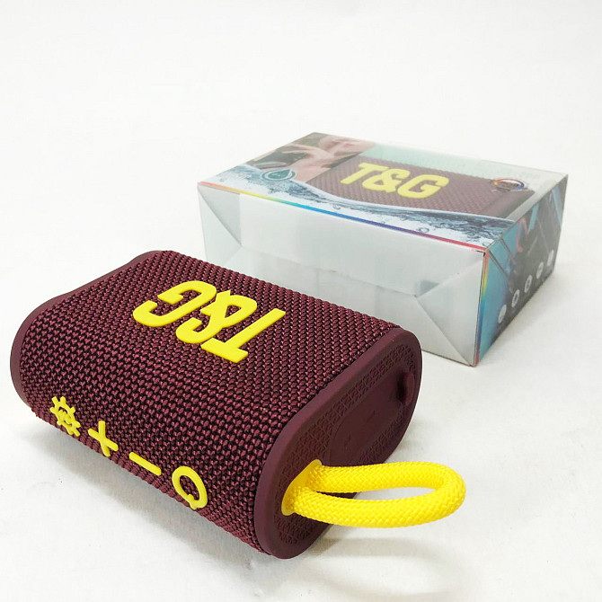Bluetooth-колонка TG396. LR-691 Цвет: бордовый Киев - изображение 4