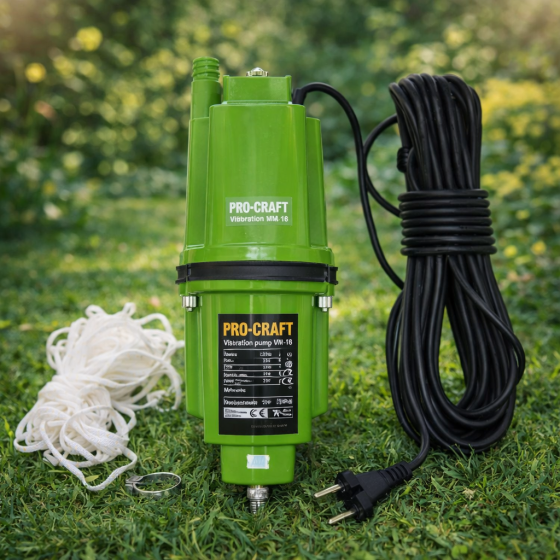 Насос вібраційний Procraft VN72D 400 Вт,Вібраційний Насос електричний 22 л/хв Львів