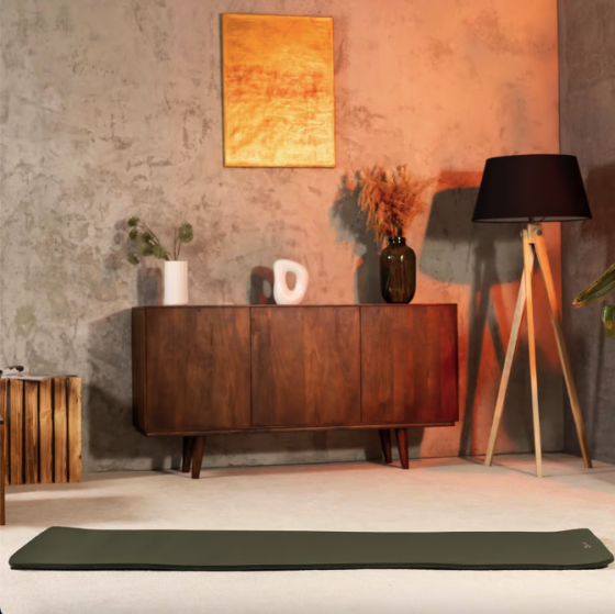 Колрик для йоги Hop-Sport HS-NB015GM NBR 1,5см темно-зеленый Киев