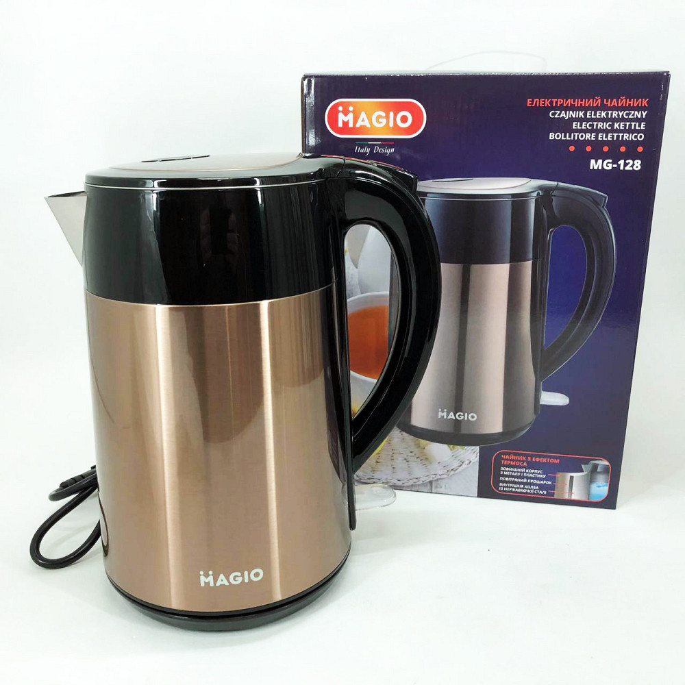 Электрочайник нержавейка, Электрический чайник с современным внешним видом, Мощный чайник электрический BE-76 Львов - изображение 9