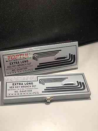 Набор шестигранников Г-обр. супердлинных 1.5-14мм 9ед. TOPTUL GAAD1509 Одесса