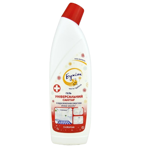 Засіб миючий 1л антимікробний "Універсальний санітар" Бджілка Житомир - фото 1