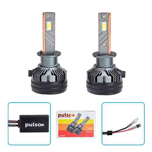 LED лампы PULSO LC7-H1 с чипами CSP, адаптированные 9-30V, 2x85W, 20000Lm, 6000K Харьков