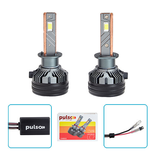 Світлодіодні лампи PULSO LC7-H1 з чіпами CSP, налаштовані 9-30V, 2x85W, 20000Lm, 6000K Харків - фото 1