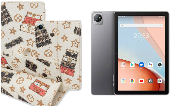 Книга-трансформер для планшета Blackview Tab 80, цвет Black Lyi White Киев