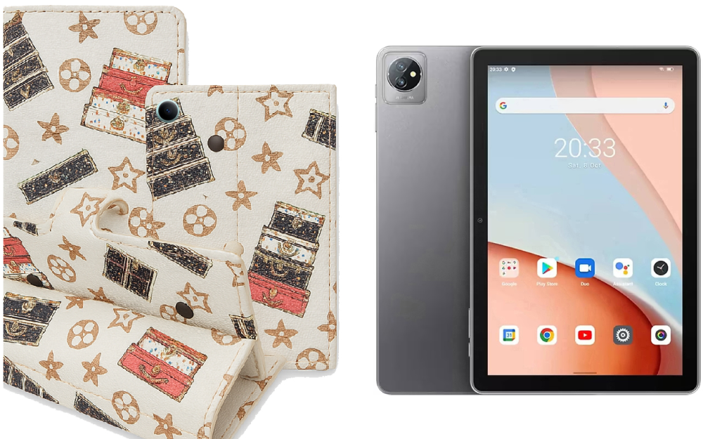 Книга-трансформер для планшета Blackview Tab 80, цвет Black Lyi White Киев - изображение 1