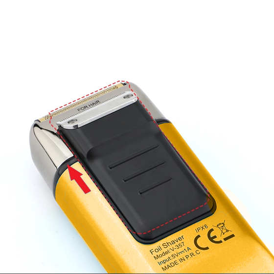 Электробритва шейвер VGR V-357 с USB и LED дисплеем,Желтая SBR Киев