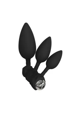 Набір анальних вібропробок Bathmate Anal Training Plugs VIBE, діаметр 2,5 см - 3,1см - 3,8см Львів