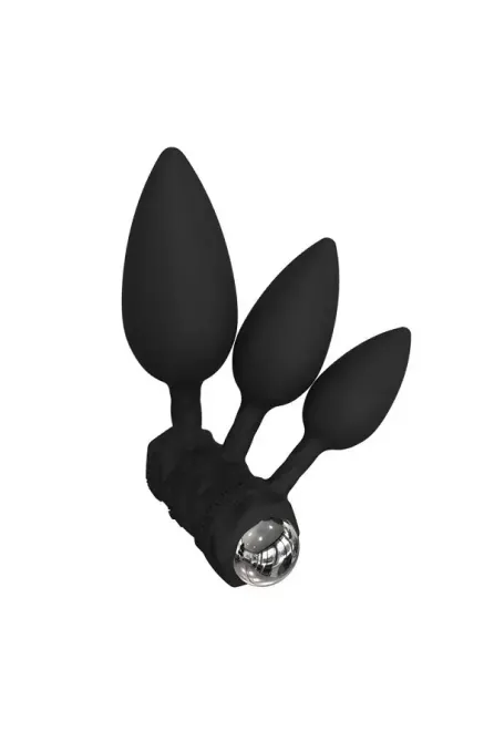 Набір анальних вібропробок Bathmate Anal Training Plugs VIBE, діаметр 2,5 см - 3,1см - 3,8см Львів - фото 3