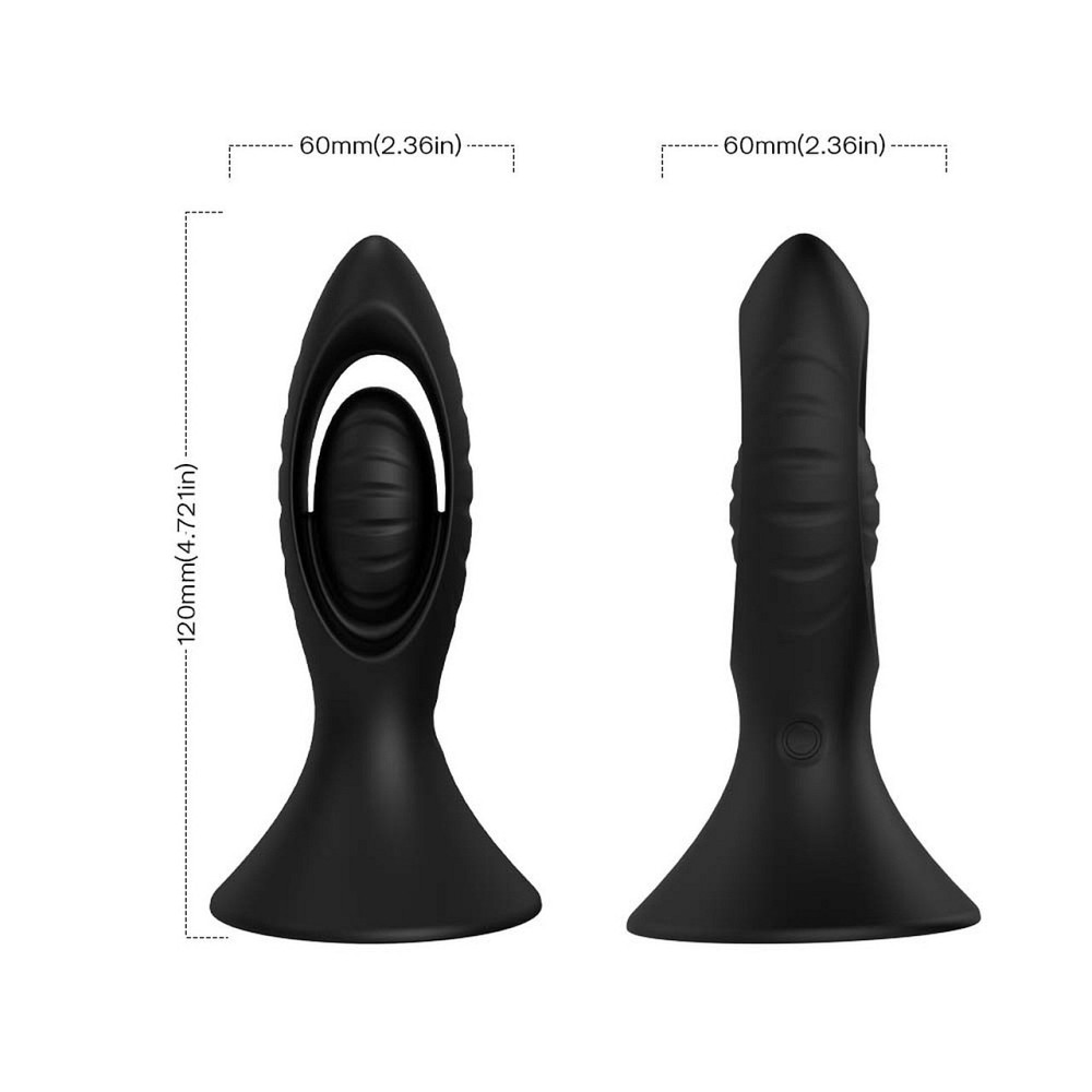 Анальный стимулятор Watchman Black, 9 vibration functions Sex Aura Киев - изображение 5