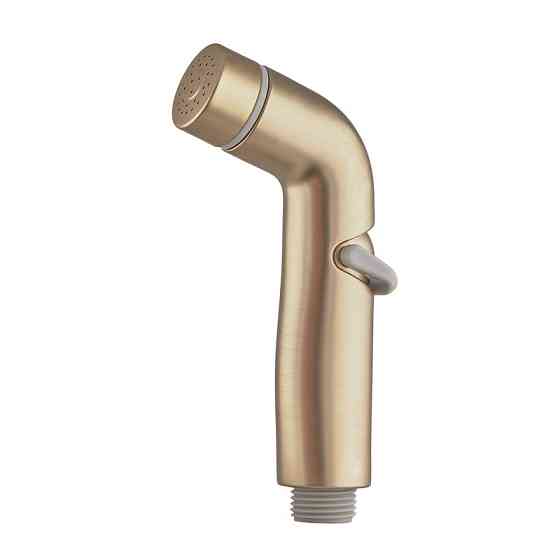 Змішувач настінний з гігієнічним душем Zerix Rex-222 Brushed Gold з нержавіючої сталі (Колір мат.золото) (ZX6122)   ( 26291 ) Харьков