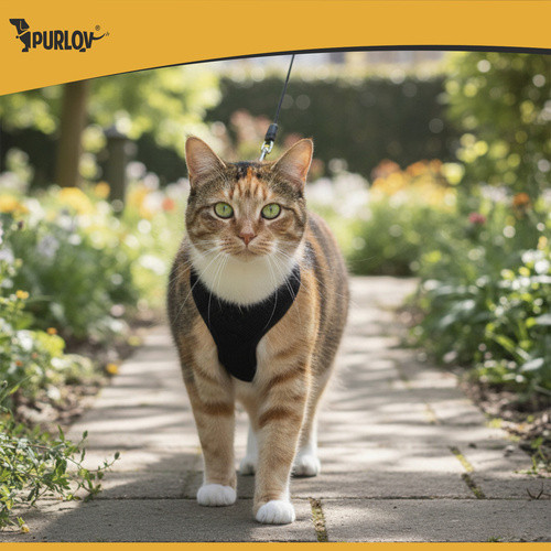 Шлейка регулируемая для животных без давления S от 8 до 15 кг Purlov (26868) Нововолынск - изображение 6