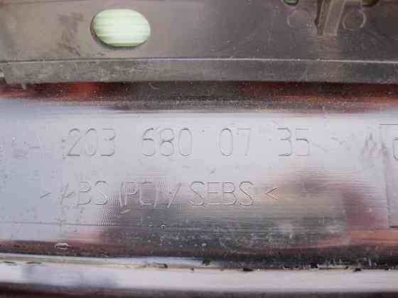 Mercedes-Benz  A2036800735 9051 Накладка чорна переднього лівого дверного отвору з хромом C-Class W203 Одесса
