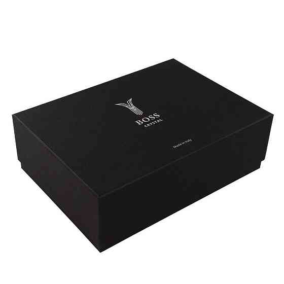 Набір келихів для віскі "Тризуб" Boss Crystal, 6 келихів, срібло, кришталь Рівне