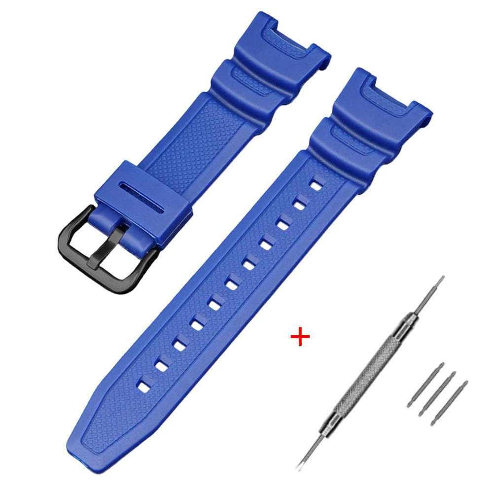 Ремешок для Casio SGW-100 Blue BK SBR Киев - изображение 1