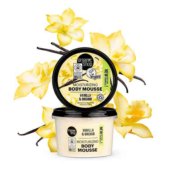 Мус для тіла Бурбонська ваніль Organic Shop 250 мл Київ