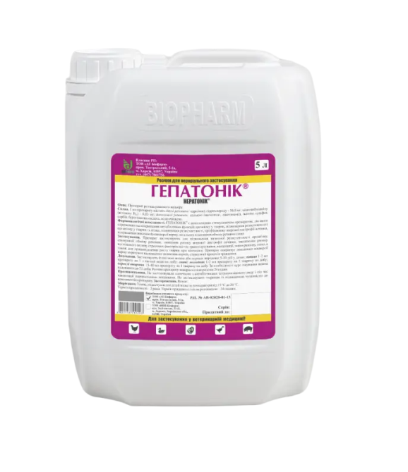 Гепатоник 5 л, Біофарм Вінниця - фото 1