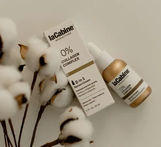 Крем-сироватка для зволоження та пружності зрілої шкіри обличчя 10% Collagen Complex 2 in 1 LaCabine, 30 мл Дніпро