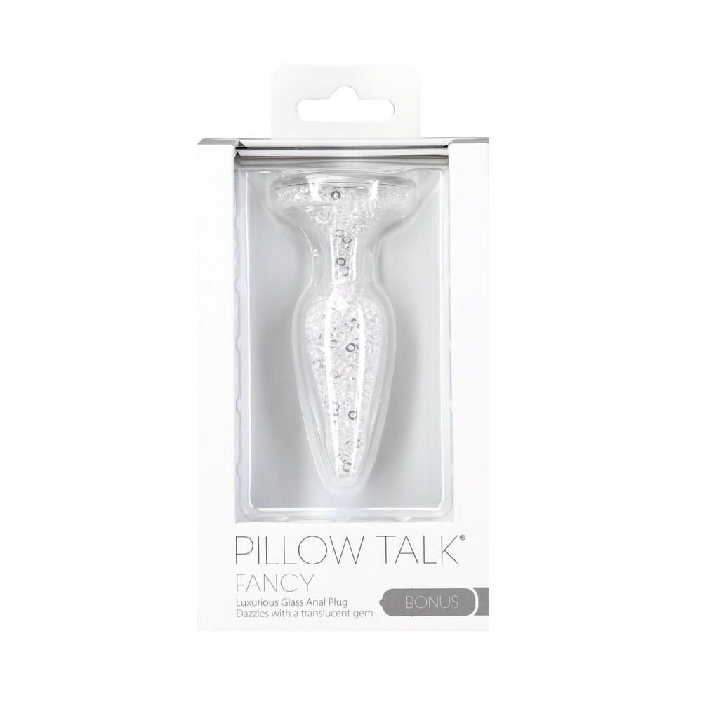 Стеклянная анальная пробка Pillow Talk Fancy Luxurious Glass Anal Plug, ⌀3,1см, вибропуля в подарок Sex Aura Киев - изображение 5