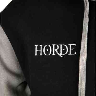 Кофта Jinx World of Warcraft Horde Varsity Hoodie Black/Cool Grey/Red L (JINX-10491 BLL) Вінниця
