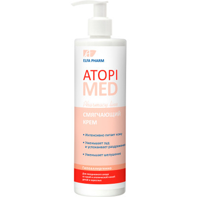 Крем для тіла Elfa Pharm Pharm Atopi Med Пом&apos;якшувальний 400 мл (5901845502016) Вінниця - фото 1